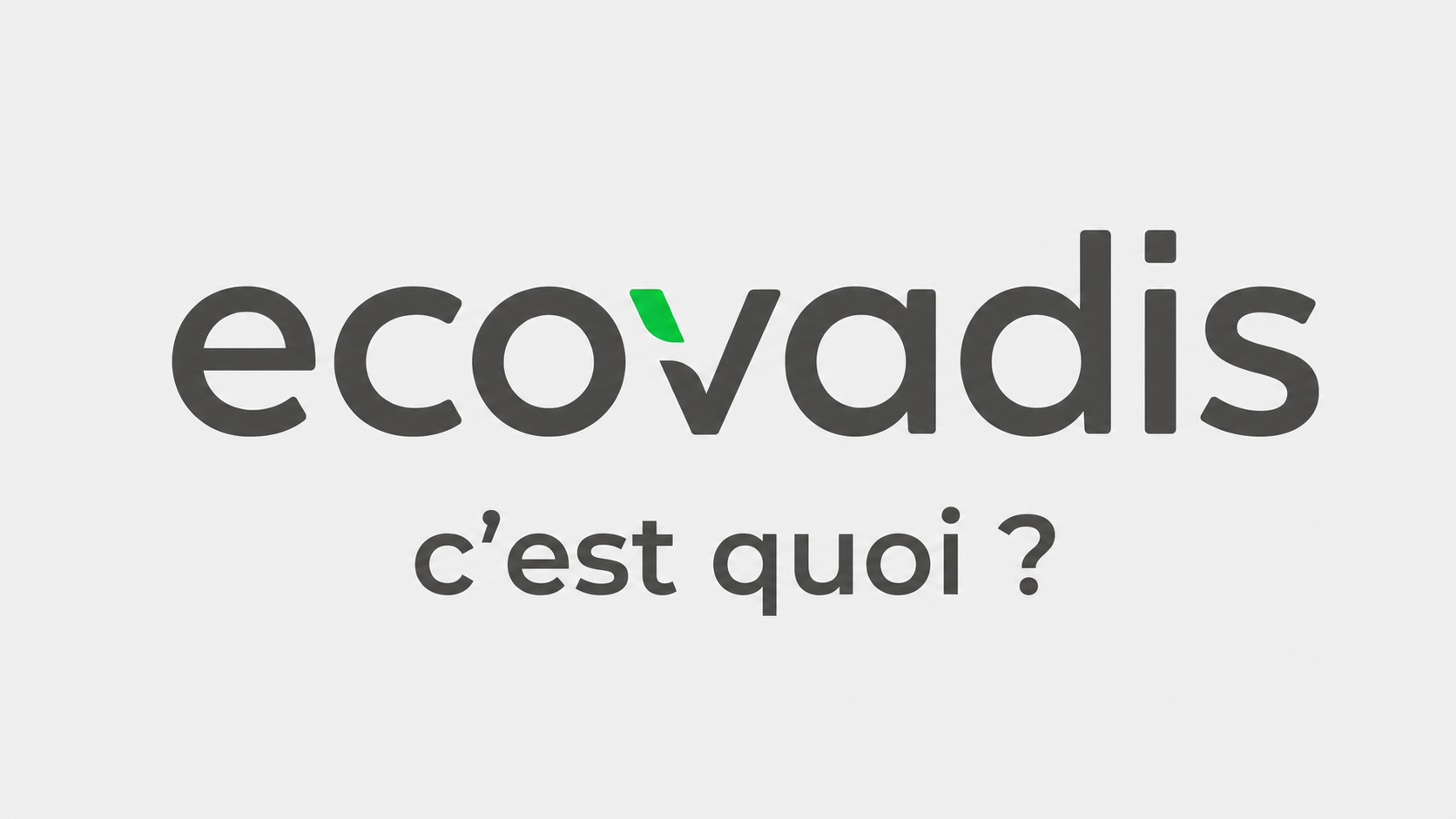 EcoVadis : c’est quoi ? Définition, notation et utilité